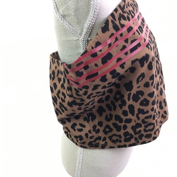 Flirtitude Active Crop Top Chocolate Leopard XL - Picture 3 of 11